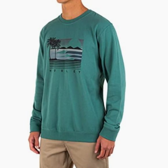 Hurley Men's One and Only Summer Crew Sweatshirt Medium - Picture 3 of 3